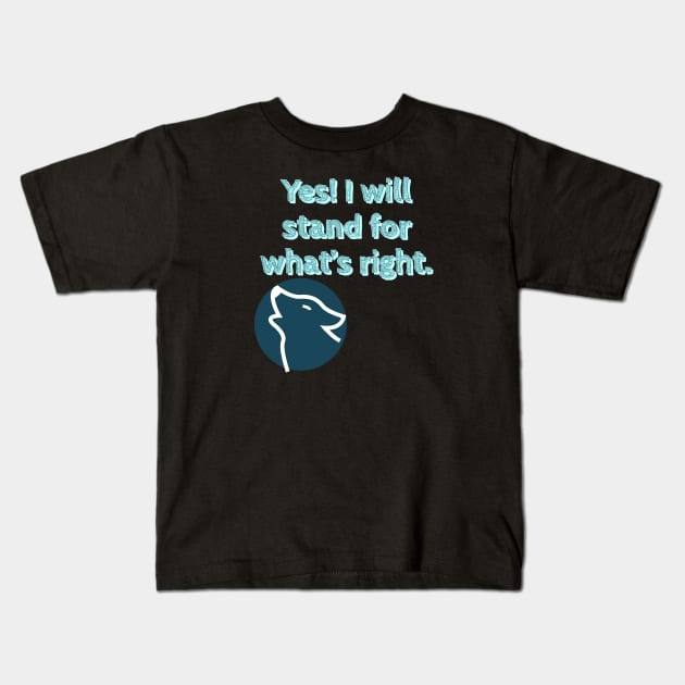 Will stand for truth Kids T-Shirt by artist369